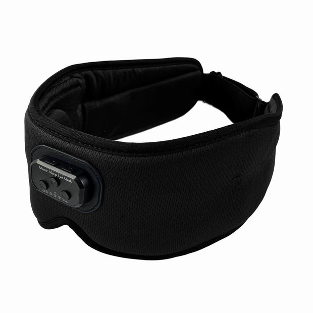 Bluetooth Sleep Mask - 3D Ice Silk with White Noise & Music