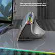 Wireless Vertical Ergonomic Mouse - Bluetooth Rechargeable Design