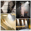 Wireless LED Spotlight - 300 Lumens Motion Sensor Light | 360° Rotatable Battery Operated for Closet & Bathroom