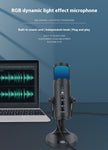 RGB USB Condenser Microphone - Gaming & Streaming Mic with LED