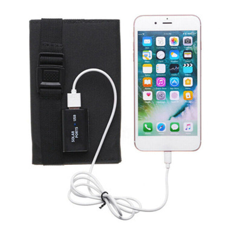 Portable Solar Panel Charger - Monocrystalline Outdoor Power Bank