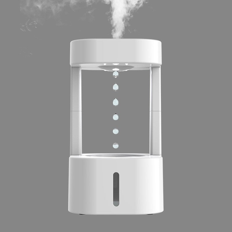 Anti-Gravity Water Drop Humidifier - 580ML Tank with LED Light