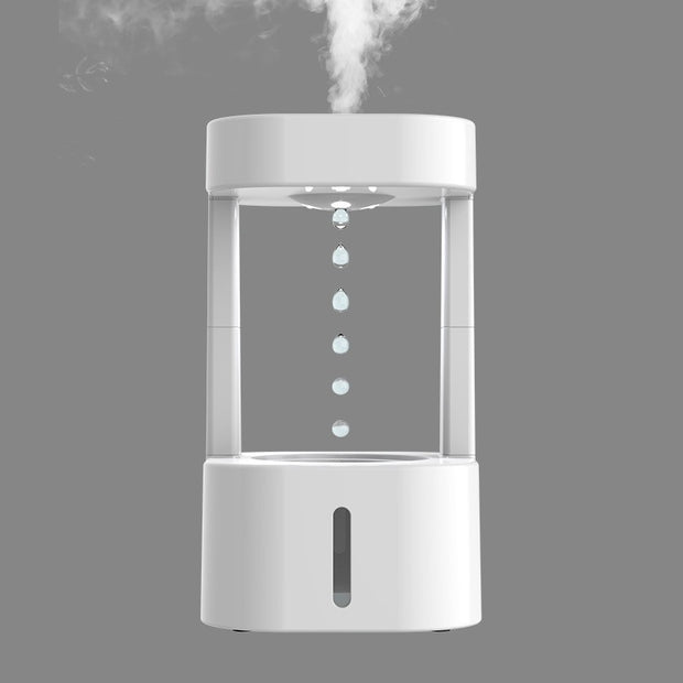 Anti-Gravity Water Drop Humidifier - 580ML Tank with LED Light