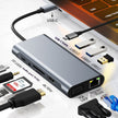 11-in-1 USB-C Docking Station - Gigabit Ethernet Hub Adapter