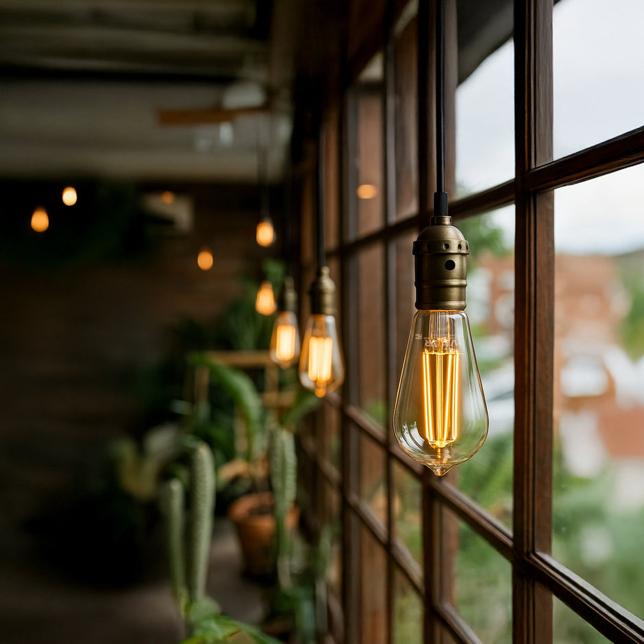 Edison LED Bulbs 6-Pack - Dimmable ST19 7W 800 Lumens | 2700K Warm White Vintage E26 Antique Bulbs