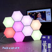 Modular RGB Wall Light Panels - App Controlled Gaming Atmosphere Lighting