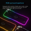 RGB Gaming Mouse Pad - Wireless Charging with USB Hub & LED Lights