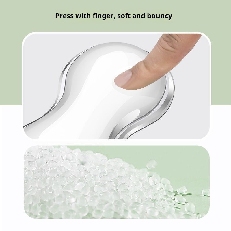 Silicone Keyboard Wrist Rest - Cool Touch Ergonomic Support Pad