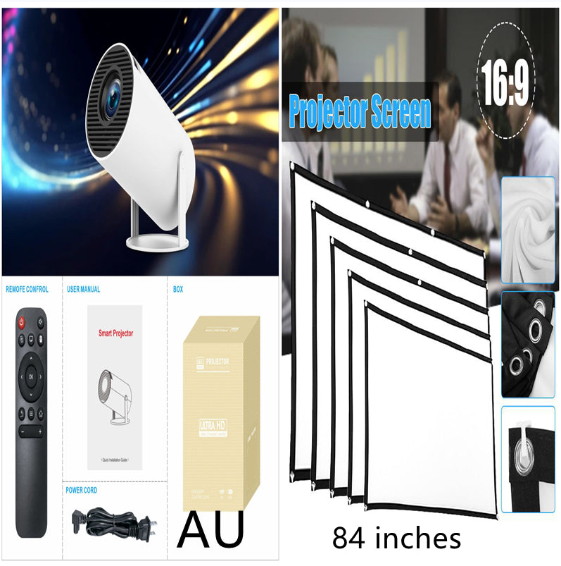 HY300 Pro Projector - Portable Home Theater Entertainment System