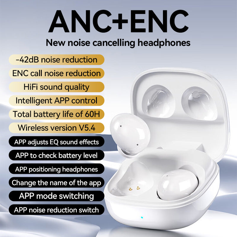 Wireless Sports Earbuds - ANC/ENC Noise Cancelling Bluetooth 5.3