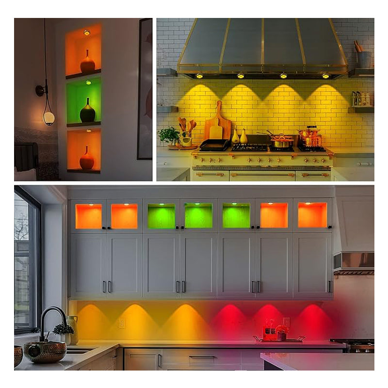 Motion Sensor Lights 3-Pack - Rechargeable LED Under Cabinet Lights | Wireless Closet Night Lights