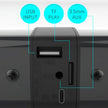2-in-1 Soundbar - Bluetooth Home Theater Speaker System with Dual Speakers