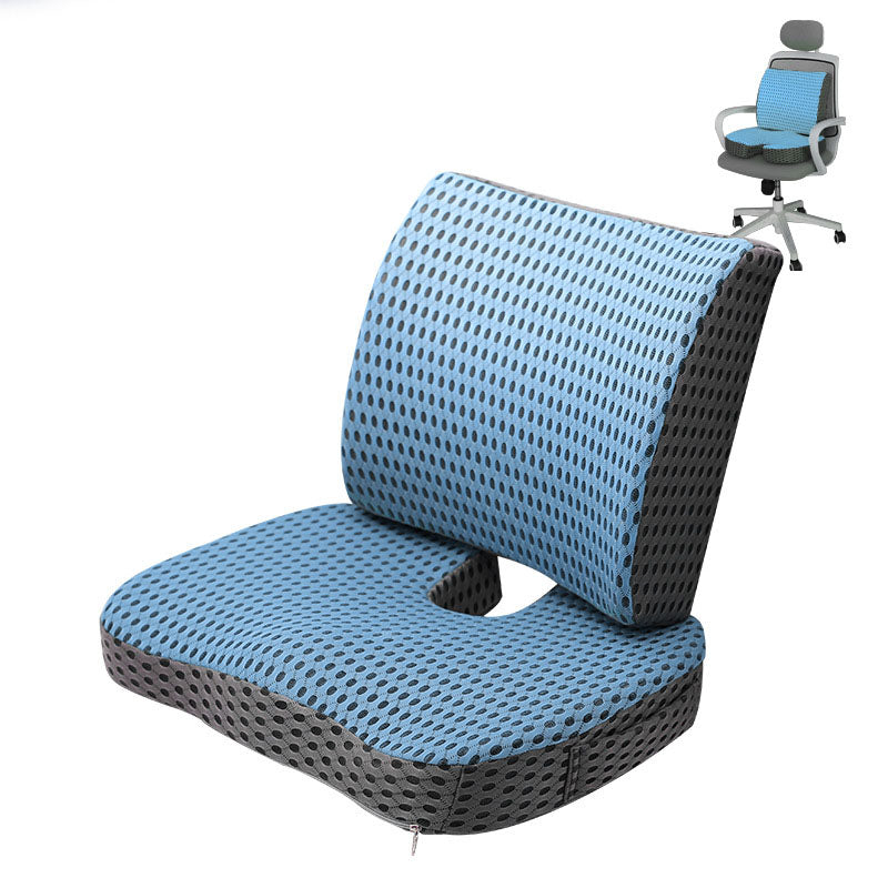 Memory Foam Seat Cushion - 4D Mesh Ergonomic Office Chair Pad