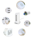 6-Port USB Power Strip Charger - Multi-Device Charging Station
