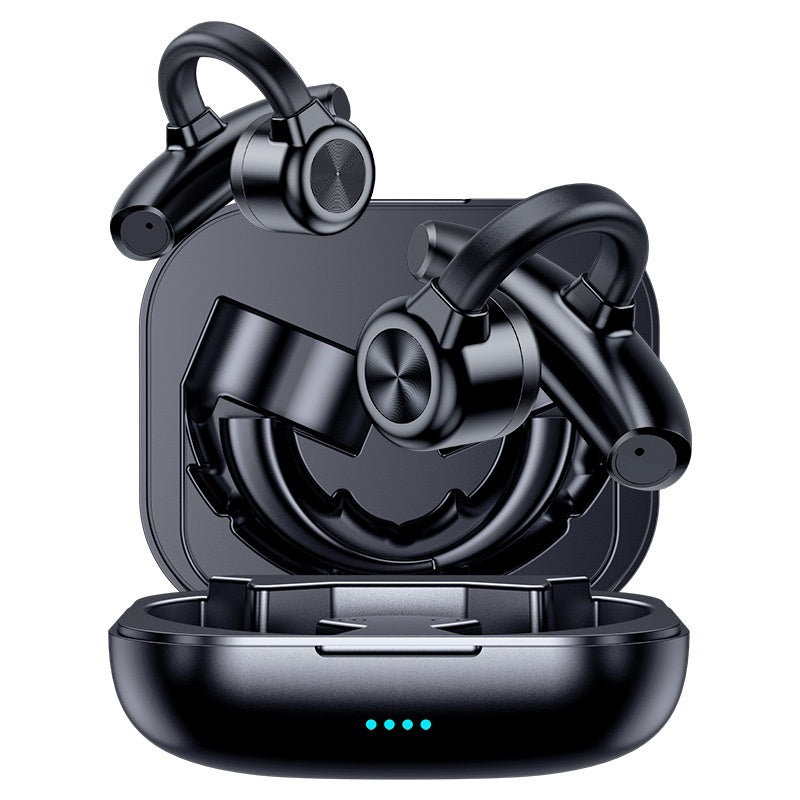 Bone Conduction Clip-On Headset - Wireless Bluetooth Earphones with 8-Hour Battery