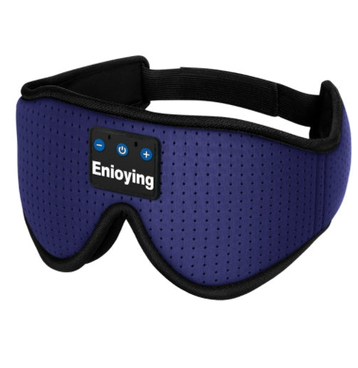 3D Bluetooth Sleep Mask - Wireless Music & Calls with 14Hr Battery