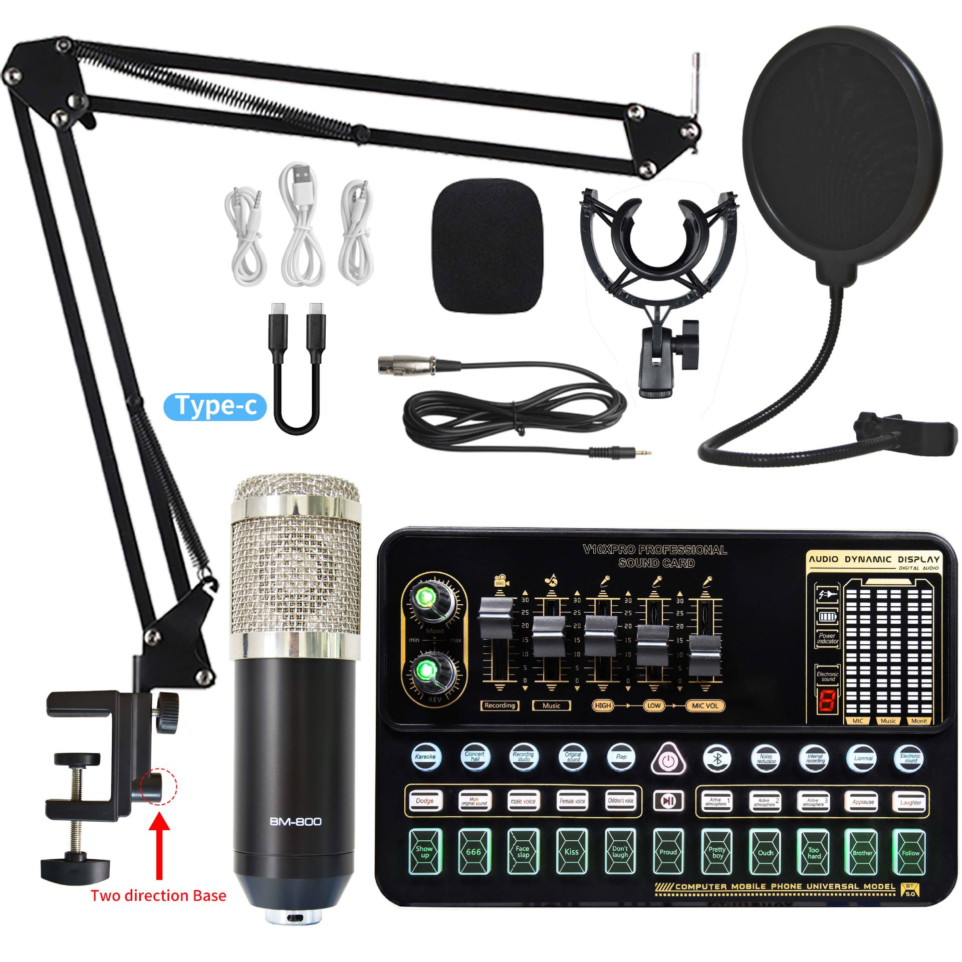 Professional Streaming Microphone Kit - Complete Broadcast Bundle
