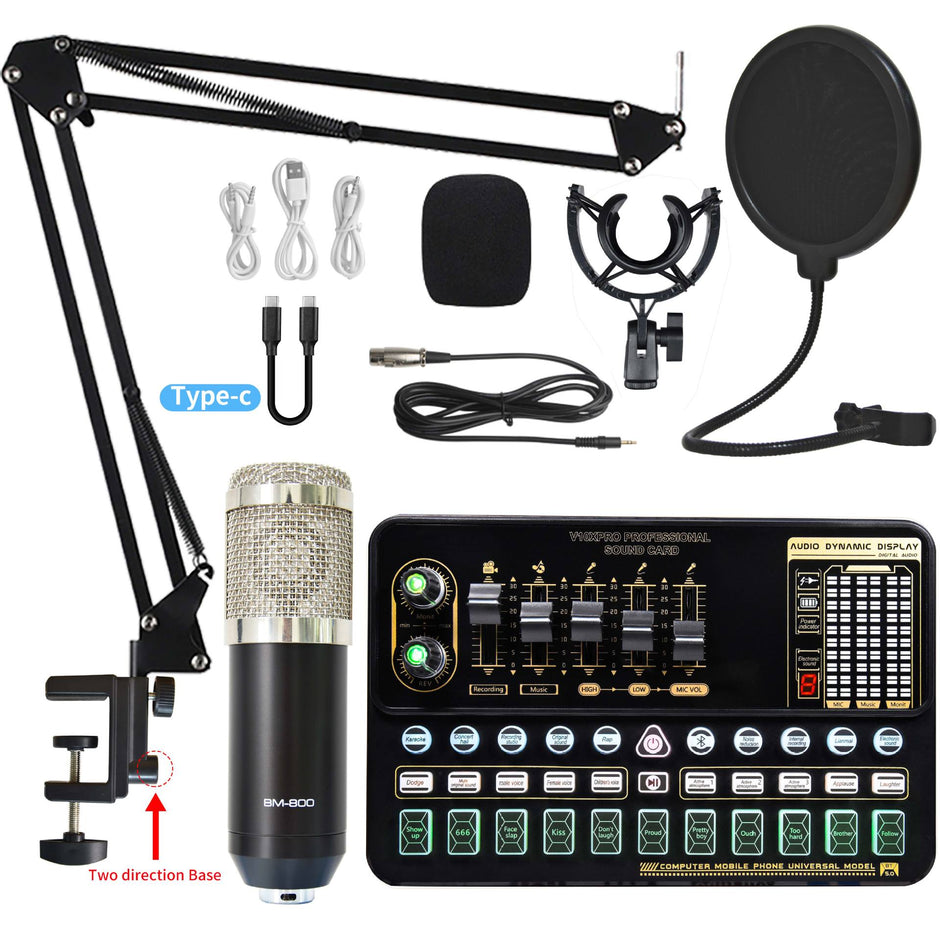 Professional Streaming Microphone Kit - Complete Broadcast Bundle