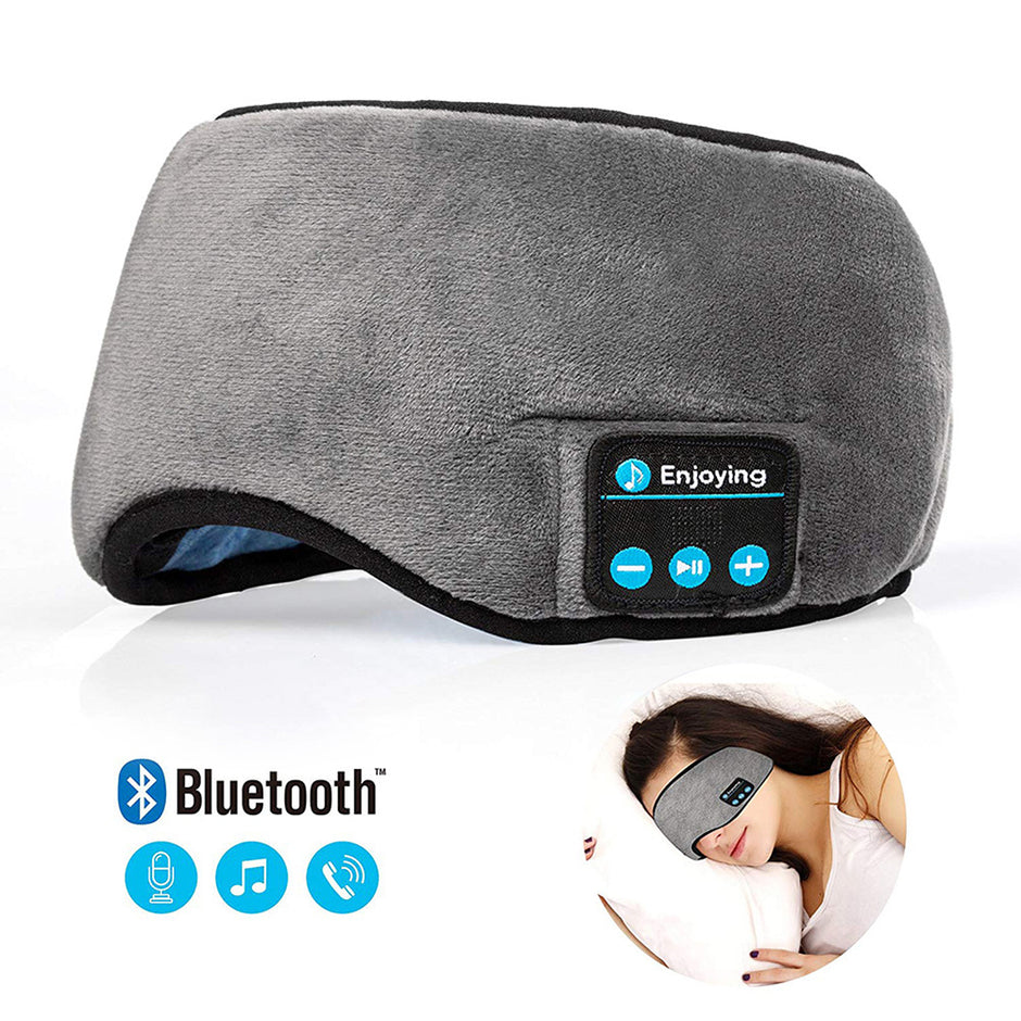 Bluetooth Sleep Mask - Wireless Music Eye Mask for Travel & Sleep