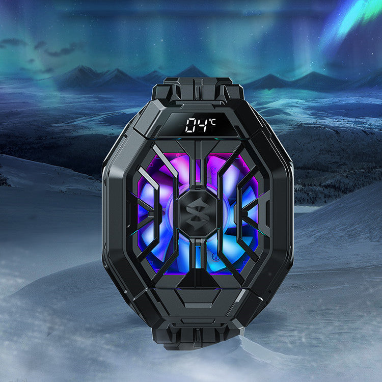 Gaming Phone Cooler - Semiconductor Cooling Fan with RGB Lights