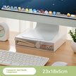Desktop Monitor Riser with Drawers - Multi-Tier Storage Organizer