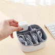Charging Cable Storage Box - Dust-Proof Cable Management Organizer for Desk