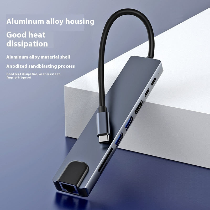 USB-C Docking Station - Multi-Port Hub Adapter for Laptop