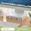 Desktop Monitor Riser with Drawers - Multi-Tier Storage Organizer