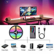 RGB LED Light Strip - USB Bluetooth App Controlled Ambient Lighting