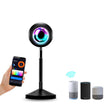Sunset Projection Lamp - USB LED Night Light | 4 Modes Rainbow Projector for Room Decor & Photography