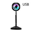 Rainbow Sunset Projector Lamp - LED Atmosphere Light with Remote & APP Control | Home & Coffee Shop Decor