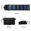 Portable Solar Panel Charger - Monocrystalline Outdoor Power Bank
