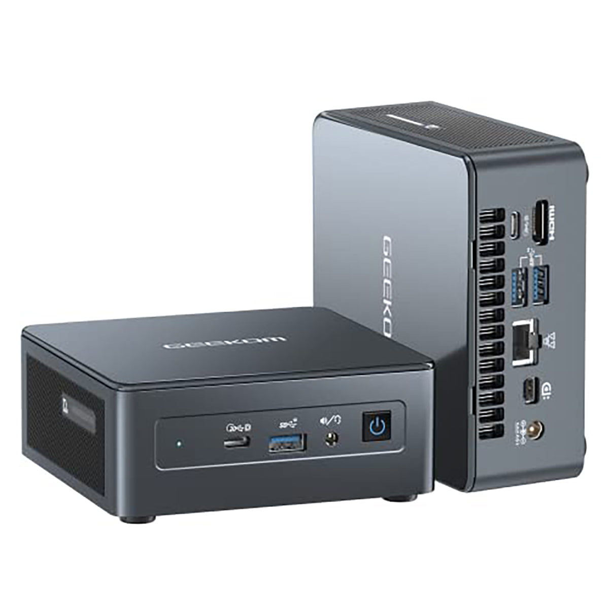 GEEKOM Mini PC, Mini IT11, 11th Intel i7-11390H (Up to 5.00 GHz), 32GB DDR4 RAM 1TB M.2 SSD, Windows 11 Pro Mini NUC Computers, Support 8K Output/WiFi 6/USB4.0/BT5.2, Home&Office Mini Desktop Computer