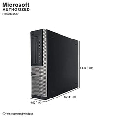 Dell Optiplex 7010 Business Desktop Computer (Intel Quad Core i5-3470 3.2GHz, 16GB RAM, 2TB HDD, USB 3.0, DVDRW, Windows 10 Professional (Renewed)