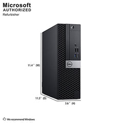 Dell Optiplex 7050 SFF Desktop PC Intel i7-7700 4-Cores 3.60GHz 32GB DDR4 1TB SSD WiFi BT HDMI Duel Monitor Support Windows 10 Pro Excellent Condition(Renewed)