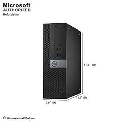Dell Optiplex 7040 Business SFF Computer Small Tower PC (Intel Core i5-6500, 16GB Ram, 256GB SSD, DVD-RW, WiFi) Win 10 Pro (Renewed)