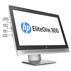 HP EliteOne 800 G2 23 FHD All in One PC - Intel Core i5-6500 3.2GHz 16GB 256GB SSD DVD Webcam WiFi Windows 10 Pro (Renewed)