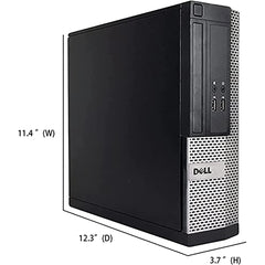 Dell OptiPlex Computer Desktop PC, Intel Core i5 3rd Gen 3.2 GHz, 16GB RAM, 2TB HDD, New 22 Inch LED Monitor, RGB Keyboard and Mouse, WiFi, Windows 10 Pro (Renewed)