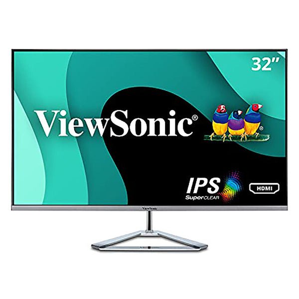 ViewSonic VX3276-MHD 32 Inch 1080p Widescreen IPS Monitor with Ultra-Thin Bezels, Screen Split Capability HDMI and DisplayPort