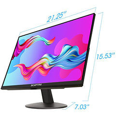 Sceptre IPS 24-Inch Business Computer Monitor 1080p 75Hz with HDMI VGA Build-in Speakers, Machine Black (E248W-FPT)