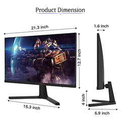 KOORUI 24 Inch Computer Monitor -FHD 1080P Gaming Monitor 165Hz VA 1ms, AdaptiveSync Technology, LED Monitors with Ultra-Thin, HDMI X2 /DP, VESA Compatible, Tilt Adjustable, Eye Care 24E4