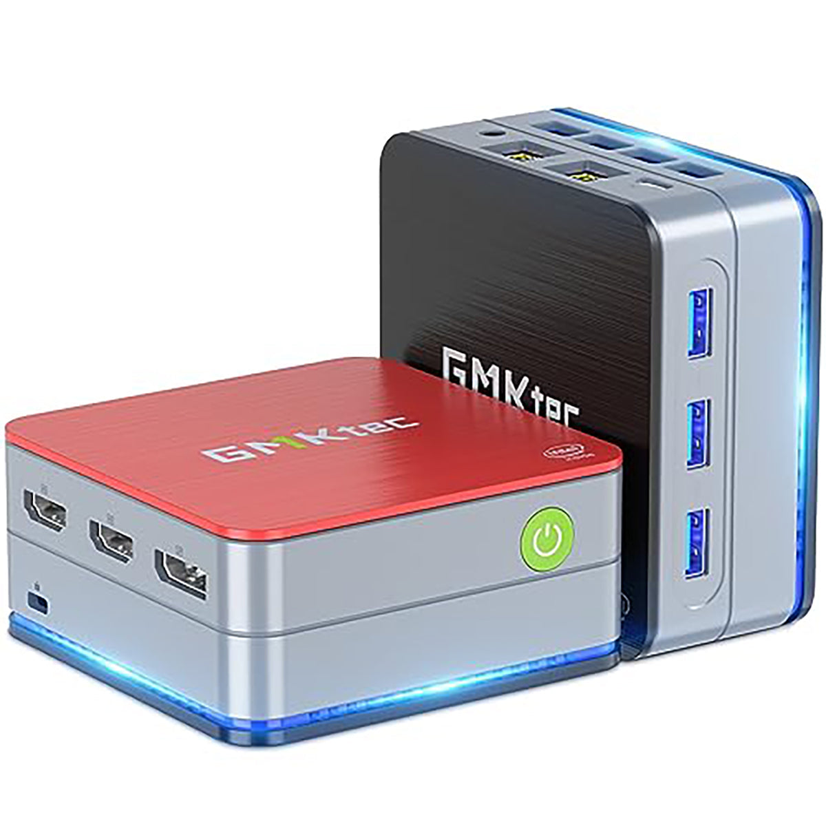 GMKtec Nucbox G2 Mini PC Windows 11 Pro Intel N100 (Up to 3.4GHz) 4C/4T, Mini Desktop Computer Dual LAN 1000Mbps 12GB DDR5 128GB PCle SSD, Micro PC 4K, Triple Display, WiFi6, BT5.2, Energy Efficient