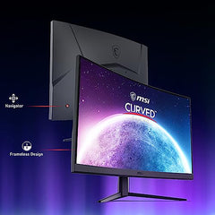 MSI Optix G32CQ4 E2 QHD 1500R Curvature 16:9 Aspect Ratio Non-Glare Super Narrow Bezel 1ms 2560 x 1440 170Hz Refresh Rate Tilt Adjustment AMD FreeSync 32