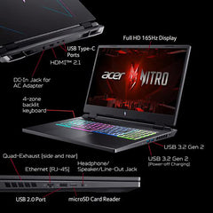 Acer Nitro 17 Gaming Laptop Ryzen 7 7735HS RTX 4050 17.3