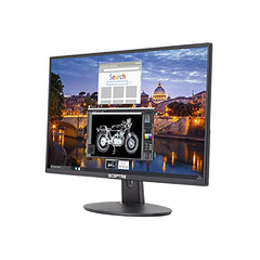 Sceptre 22 inch 75Hz 1080P LED Monitor 99% sRGB HDMI X2 VGA Build-In Speakers, Machine Black (E225W-19203R series)