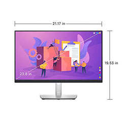 Dell 24 Monitor - P2422H - Full HD 1080p, IPS Technology, ComfortView Plus Technology