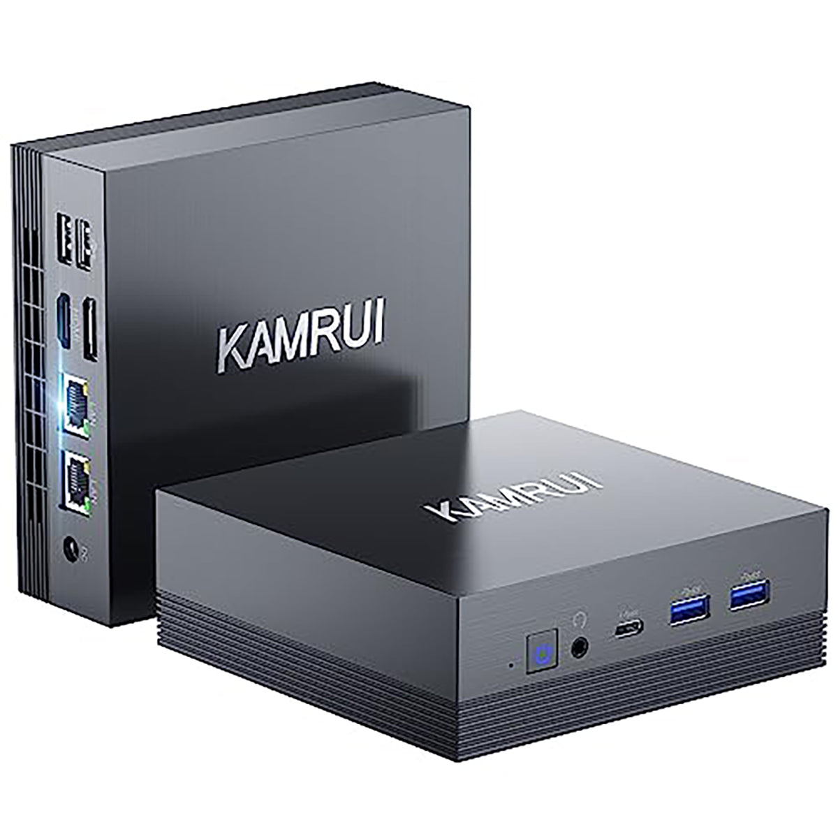 KAMRUI Mini PC,AMD Ryzen 5 5560U (6C/12T, up to 4.0 GHz), Mini Computer Tower with Dual Channel 16GB DDR4 512GB SSD,Small Desktop Computers Windows 11 Pro,4K Triple Display,BT4.2/WiFi 5/Dual LAN