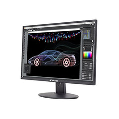 Sceptre 24-inch Professional Thin 1080p LED Monitor 99% sRGB 2x HDMI VGA Build-in Speakers, Machine Black (E248W-19203R Series)