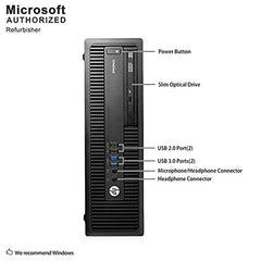 HP EliteDesk 800 G2 Business Desktop, Intel Core i7 6700 3.4Ghz, 32GB DDR4 RAM, 1TB SSD Hard Drive, Windows 10 (Renewed)