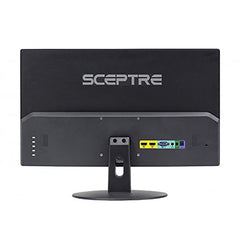 Sceptre 22 inch 75Hz 1080P LED Monitor 99% sRGB HDMI X2 VGA Build-In Speakers, Machine Black (E225W-19203R series)